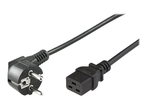 Microconnect Pe0771901 Strömkablar Svart 1 M Cee7/7 C19 Coupler 1m Cee7/7 C19 Coupler Svart