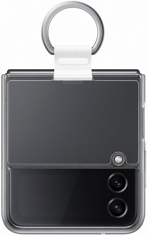 Samsung Clear Cover With Ring Samsung Galaxy Z Flip 4 Läpinäkyvä