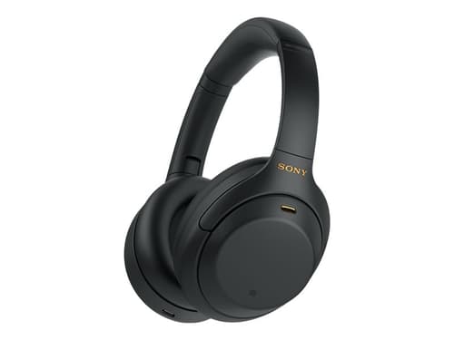 Sony Wh-1000xm4 Hörlurar 3,5 Mm Kontakt Svart