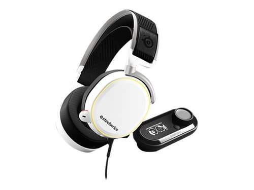 Steelseries Arctis Pro Gaming Headset + Gamedac Headset 3,5 Mm Kontakt Usb Stereo Vit