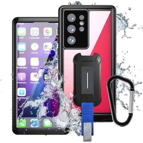 Armor-x Vedenpitävä Kotelo Samsung Galaxy S22 Ultra Musta