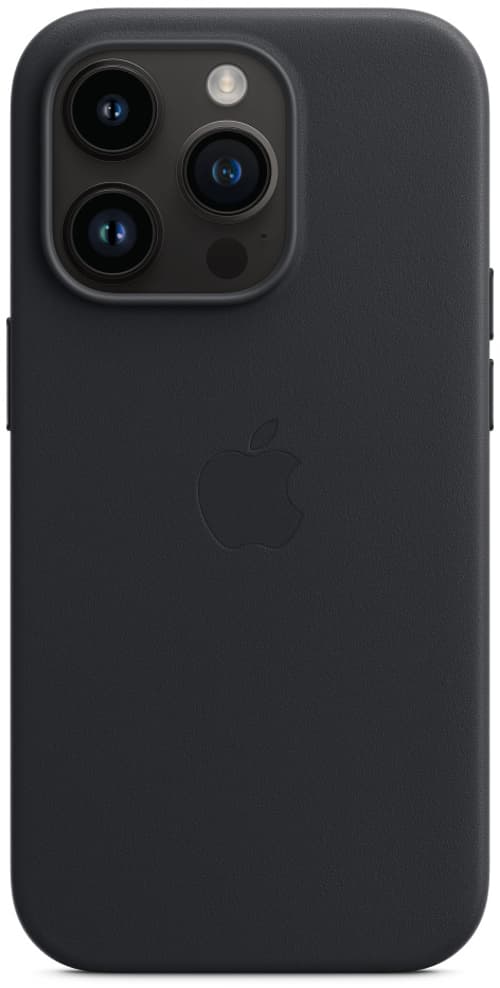 Apple Leather Case With Magsafe Iphone 14 Pro Keskiyö