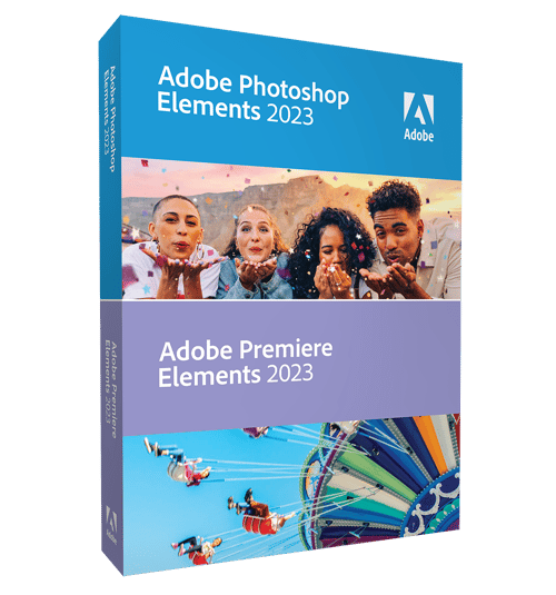 Adobe Photoshop & Premiere Elements 2023 Win/mac Eng Box