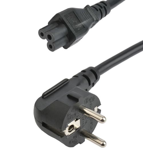 Prokord Strömkabel 1-8m Cee7/7 C5 Coupler Svart