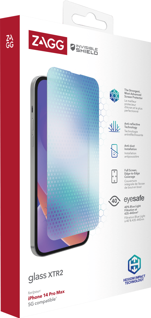 Zagg Invisibleshield Glass Xtr2 Skärmskydd Iphone 14 Pro Max