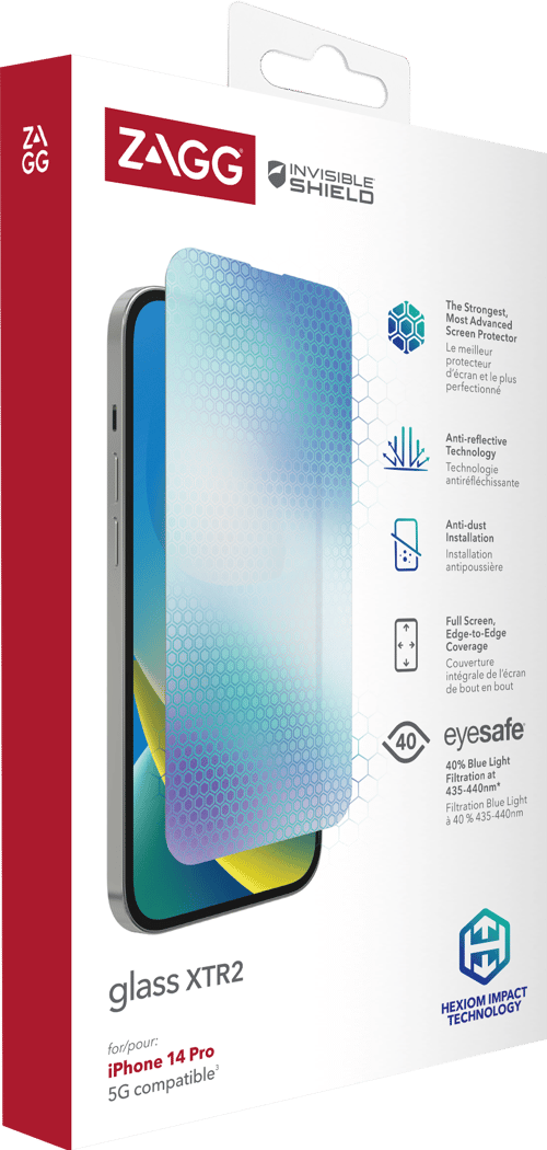 Zagg Invisibleshield Glass Xtr2 Skärmskydd Iphone 14 Pro