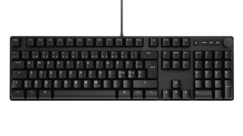 Das Keyboard Mactigr Mechanical Mx Red Mac Usb-c Kabelansluten Nordisk Svart Tangentbord