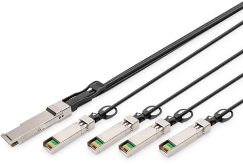 Digitus Dn-81325 Qsfp+ Dac Breakout Cable 3m 3m Sfp+ 4x Qsfp+