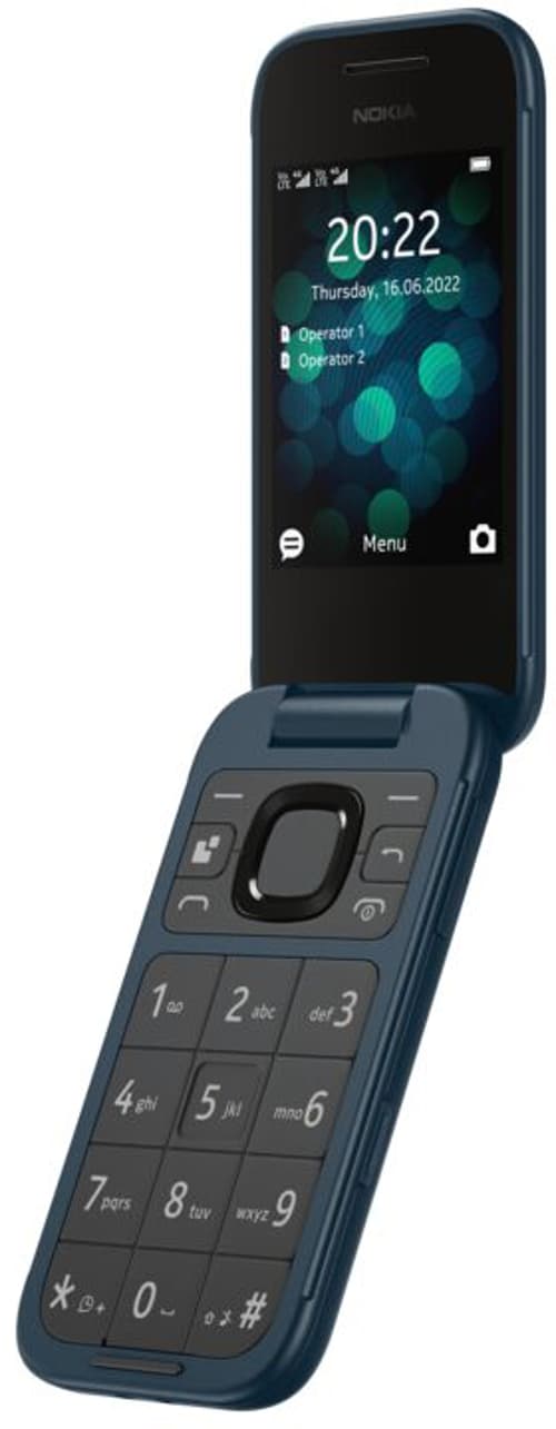 Nokia 2660 4g + Dockingstation Dual-sim Blå