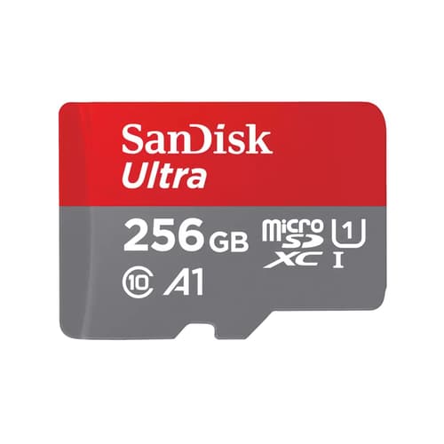 Sandisk Ultra Microsdxc Class 10 Uhs-i U1 A1 140mb/s 256gb 256gb Mikrosdxc Uhs-i Minneskort