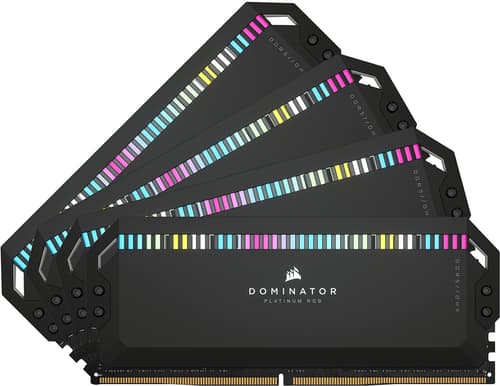 Corsair Dominator Platinum Rgb 64gb 4×16 Ddr5 5600mhz Black 64gb 5,600mhz Cl36 Ddr5 Sdram Dimm 288-pin