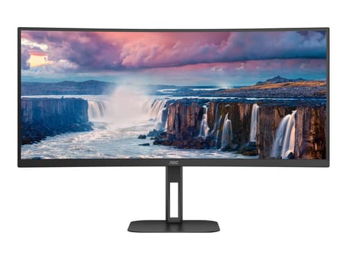 Aoc Cu34v5c/bk Curved 34″ 3440 X 1440pixels Va 21:9 100hz