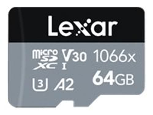 Lexar Professional Silver Series 64gb Mikrosdxc Uhs-i Minneskort