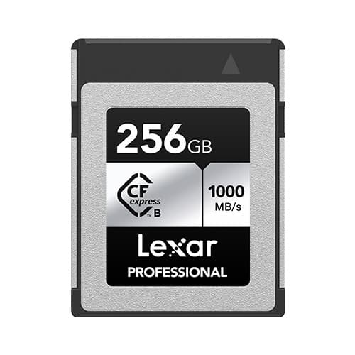 Lexar Cfexpress Pro Silver Serie R1000w600 256gb 256gb Cfexpress-kort Typ B