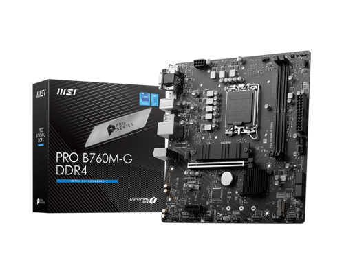 Msi Pro B760m-g Ddr4 S-1700 Matx Micro Atx