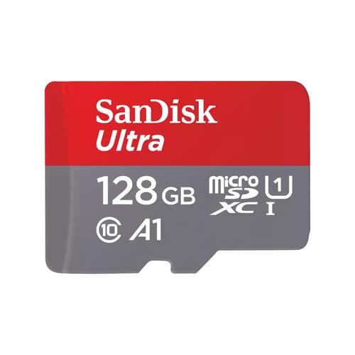 Sandisk Ultra Microsdxc Class 10 Uhs-i U1 A1 140mb/s 128gb 128gb Mikrosdxc Uhs-i Minneskort