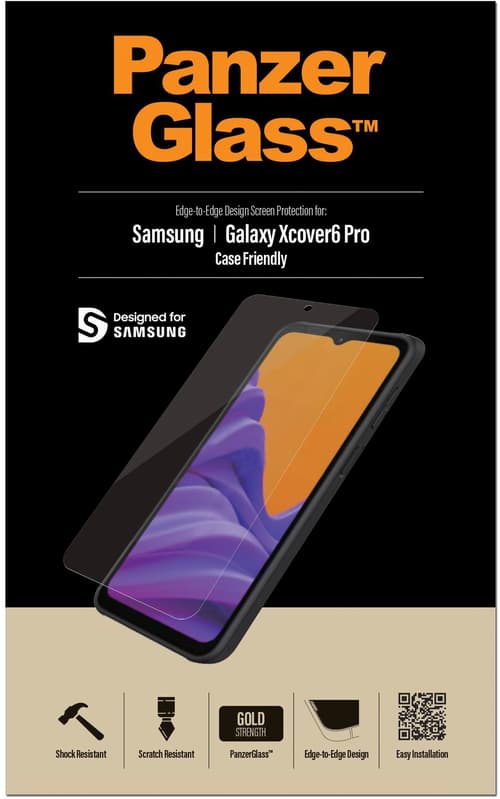Panzerglass Skärmskydd Case Friendly Samsung – Galaxy Xcover Pro2 Samsung – Galaxy Xcover6 Pro