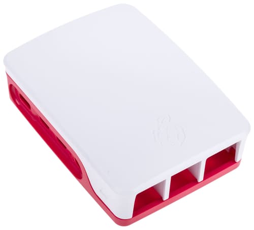 Raspberry Pi 4 Case – Red/white