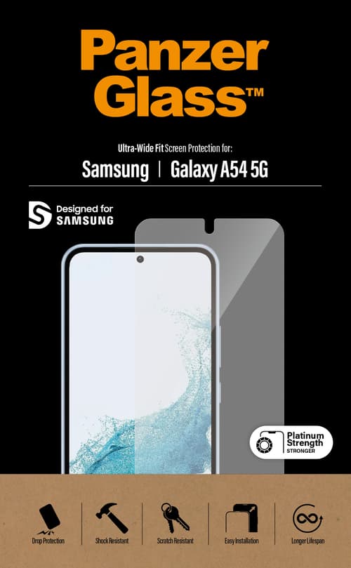 Panzerglass Ultra-wide Fit Skärmskydd Samsung Galaxy A54 5g