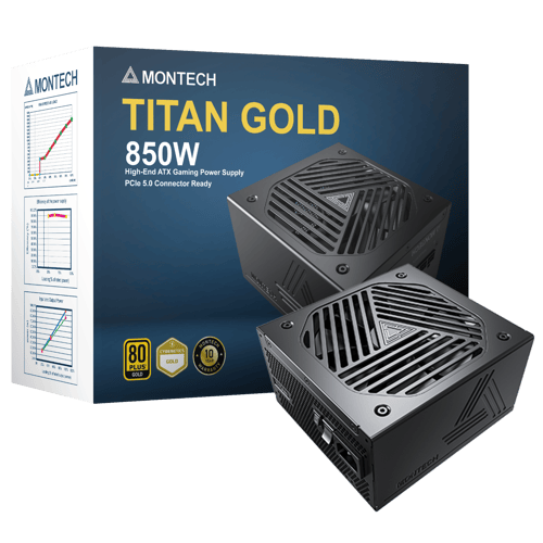 Montech Titan 850w 80+ Gold 850w 80 Plus Gold