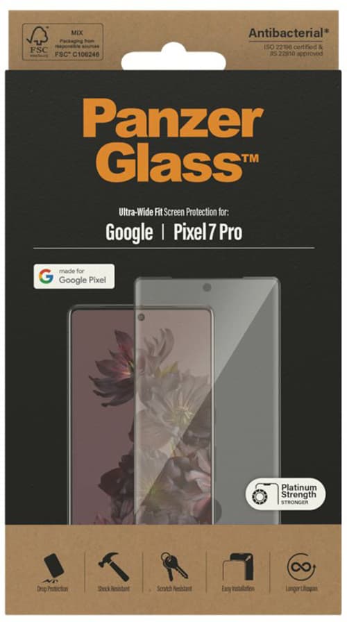 Panzerglass Ultra-wide Fit Skärmskydd Google Pixel 7 Pro
