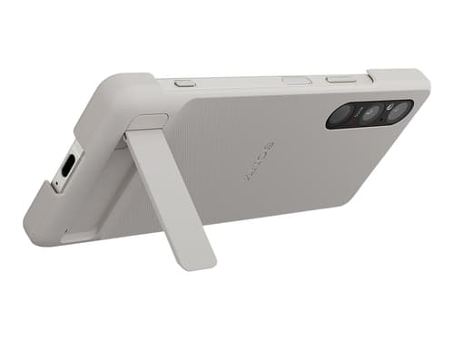 Sony Skyddsfodral Med Ställ Sony Xperia 1 V Platinagrå