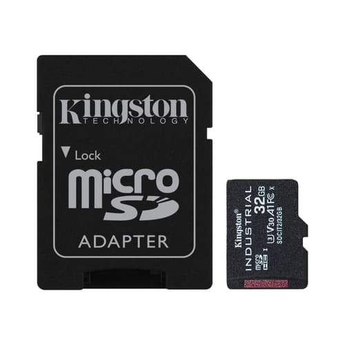 Kingston 32gb Microsdhc Industrial C10 A1 W/ad 32gb Microsdhc Uhs-i Minneskort