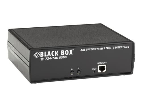 Black Box Cat6 A/b Switch – Layer 1 Rj45 Fjärrstyrd Ethernet Rs232