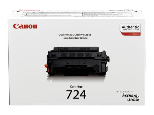 Canon Toner Svart 724 6k – 6750dn