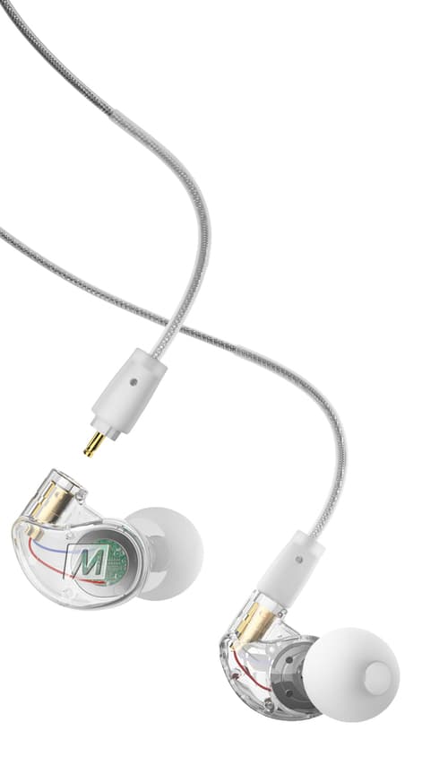 Mee Audio M6 Pro Gen2 Clear Kuulokkeet 3,5 Mm Jakkiliitin Stereo Läpinäkyvä