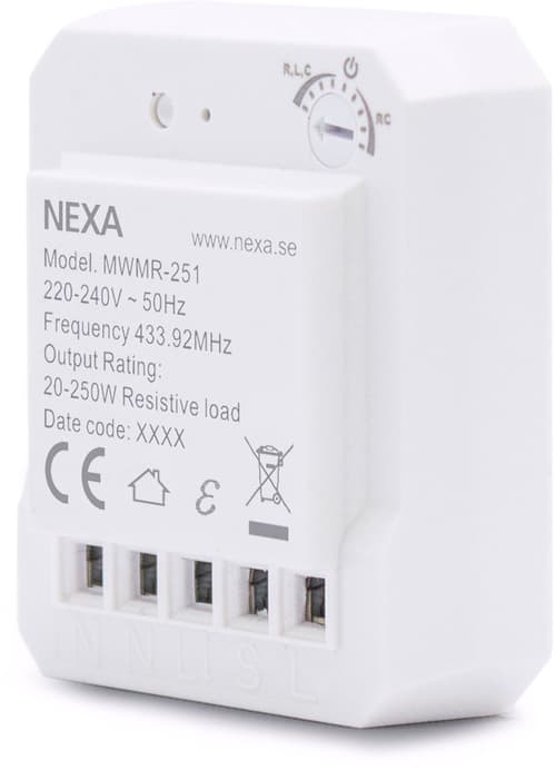 Nexa Mwmr-251 Dosdimmer För Strömbrytare