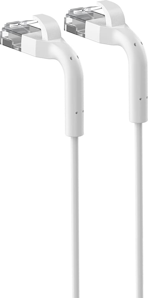 Nettverkskabel Lszh Rj-45 Cat6 0.1m Hvit