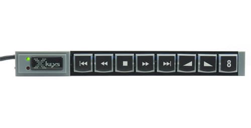 Direktronik Xkeys Xk8 Usb Stick Keys With 8 Programmable Keys Kabelansluten Tangentsats