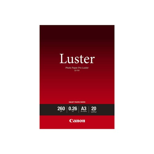 Canon Papper Photo Luster Lu-101 A3 20-ark 260g