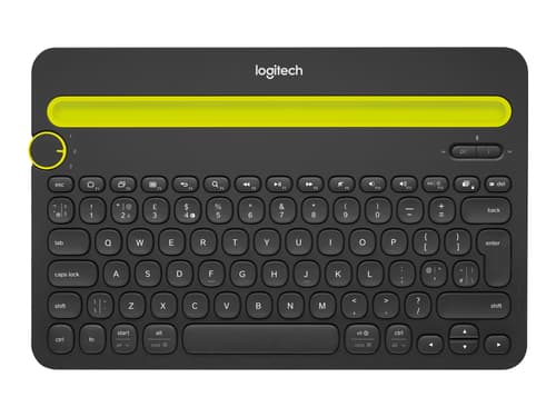 Logitech Multi-device K480 Langaton, Bluetooth Pohjoismaat Musta Näppäimistö