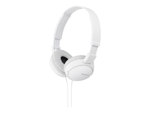Sony Mdr-zx110ap – White Hörlurar 3,5 Mm Kontakt Stereo Vit