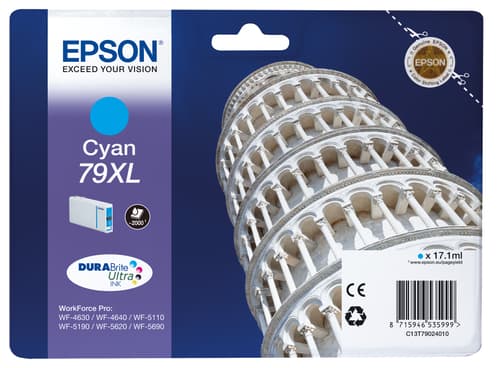 Epson Bläck Cyan 2k 79xl – Wf-4630dwf
