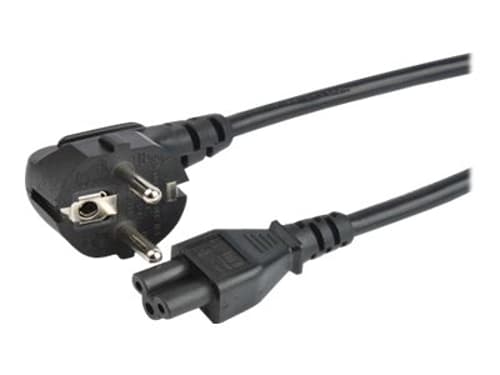 Prokord Strömkabel 1m Cee7/7 C5 Coupler Svart