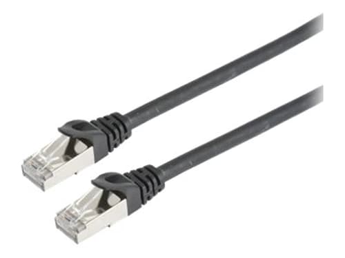 Nettverkskabel Lszh Rj-45 Cat6 0.5m Sort