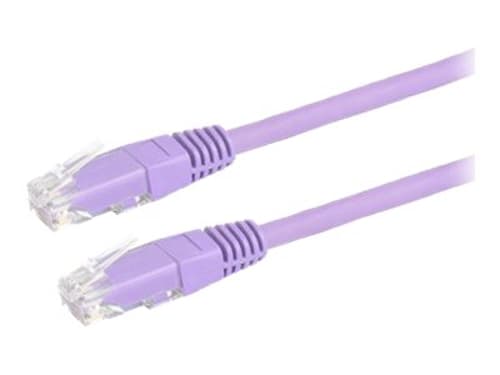 Nettverkskabel Lszh Rj-45 Cat6 0.5m Lilla