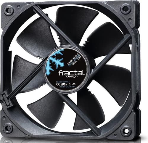 Fractal Design 120mm Dynamic X2 Black Fläkt Svart