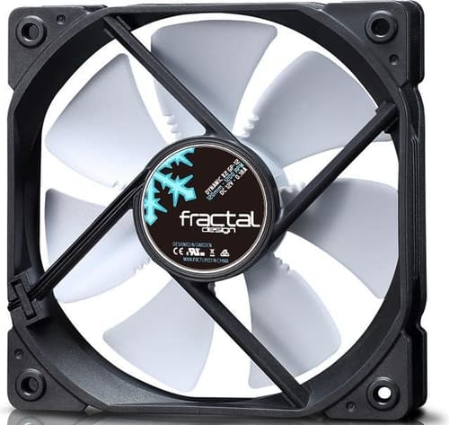 Fractal Design 120mm Dynamic X2 Fläkt Svart, Vit