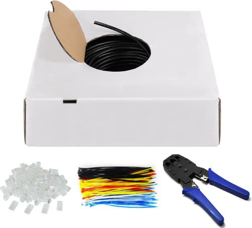 Microconnect Bulkkabel Nej Cat6 100m Svart