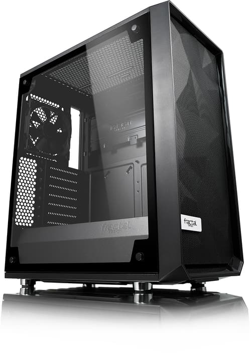 Fractal Design Meshify C Tgl Midi Tower Svart, Transparent