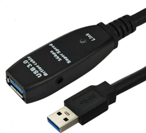 Microconnect Active Usb 3.0 Extension 10m Usb A Usb A Svart