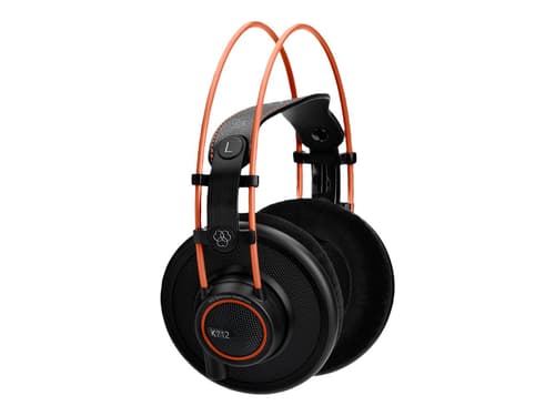 Akg K712 Pro Hörlurar 3,5 Mm Kontakt Stereo Orange Svart