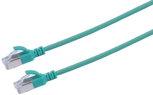 Nettverkskabel Lszh Rj-45 Cat6a 1m Grønn