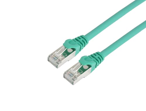 Nettverkskabel Lszh Rj-45 Cat6a 0.5m Grønn