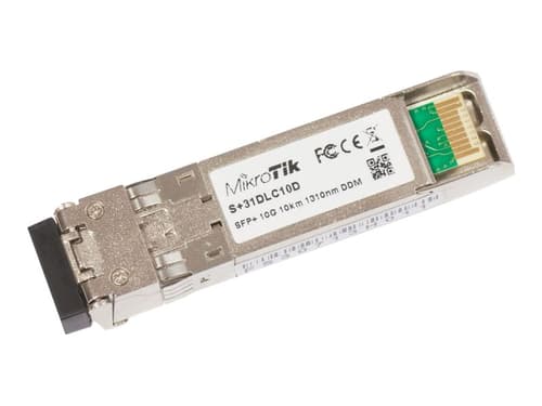 Mikrotik S+31dlc10d Sfp+ Dual Fiber 10ge Sm 10km 1310nm 10 Gigabit Ethernet