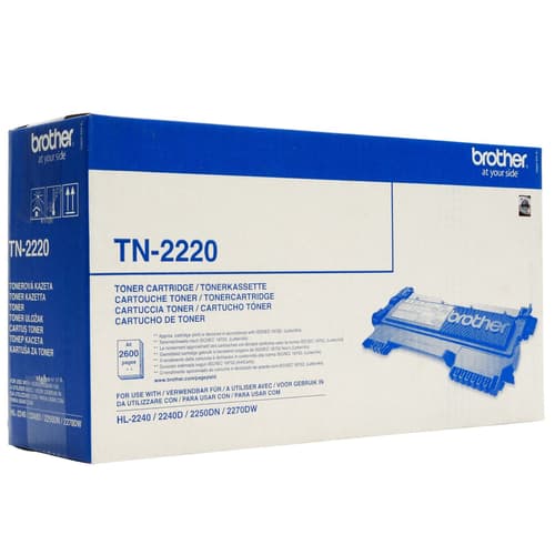 Brother Toner Svart Tn-2220 2.6k – Hl-2240/2250